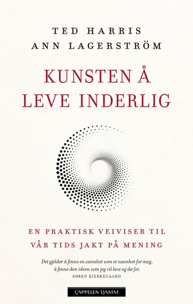 Omslag av "Kunsten å leve inderlig"