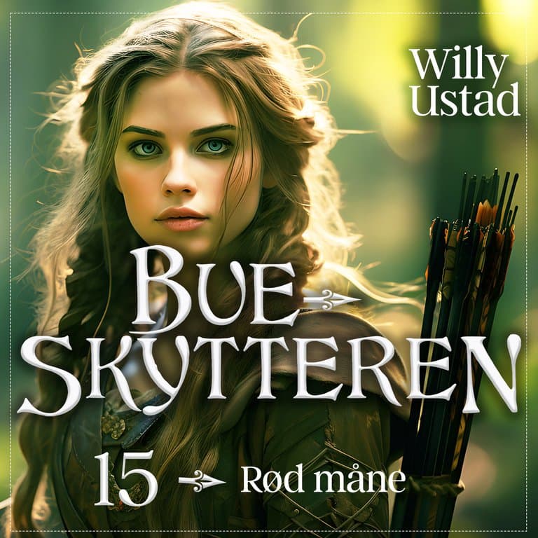 Omslag Rød måne av Willy Ustad (Lydbok)