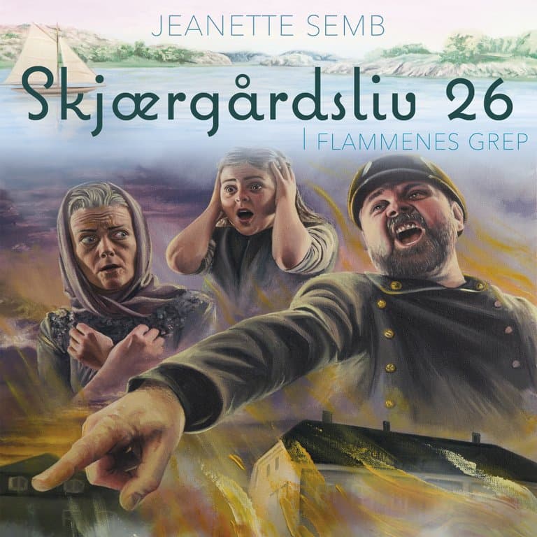 Omslag I flammenes grep av Jeanette Semb (Lydbok)