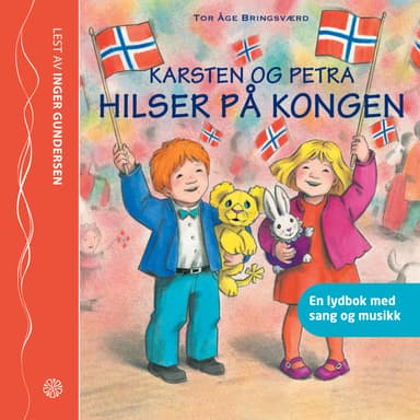 Karsten og Petra hilser på kongen
