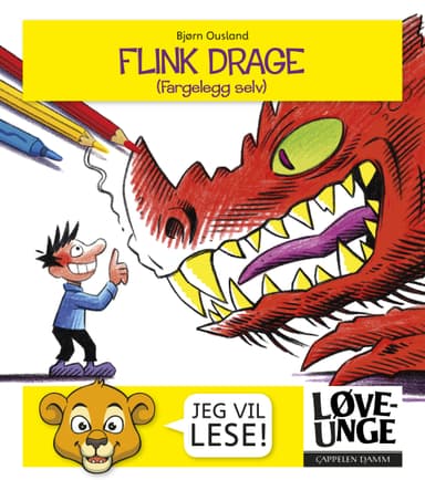 Løveunge - Flink drage (Fargeleggingsutgaven)