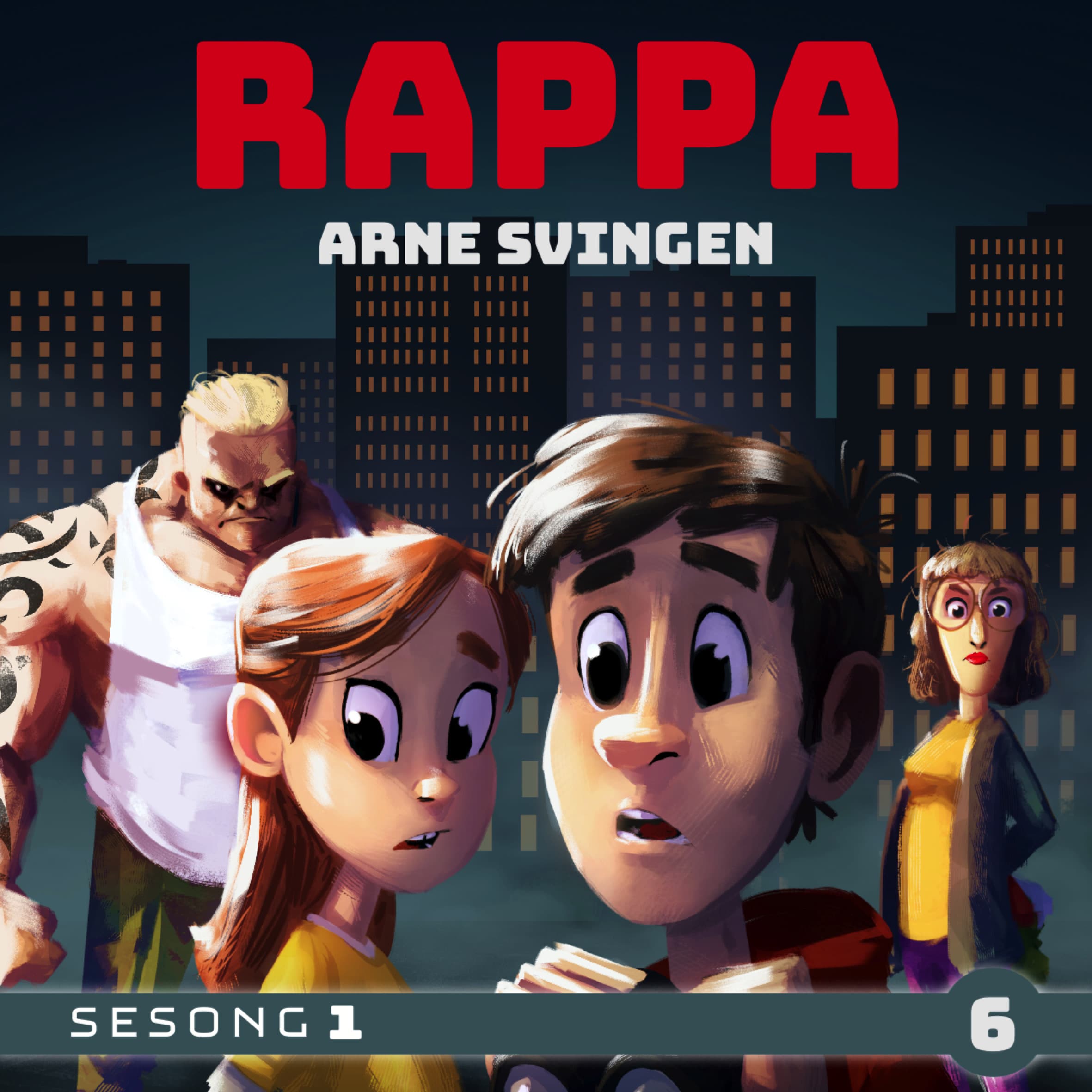 Omslag Rappa - Blanke kakefat og skitne planer av Arne Svingen (Lydbok)