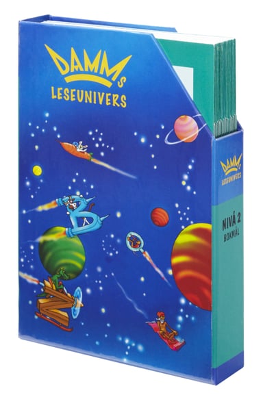 Omslag av "Damms leseunivers 1 Nivå 2"