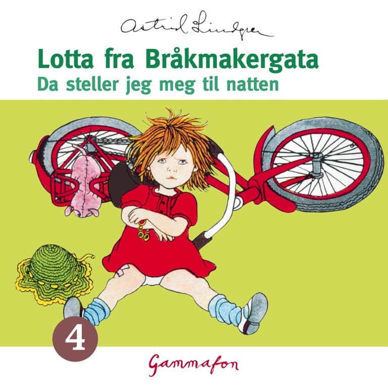 Omslag Da steller jeg meg til natten av Astrid Lindgren (Lydbok)