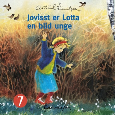 Omslag av "Jo visst er Lotta en blid unge"