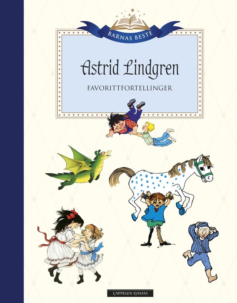 Omslag Barnas Beste: Astrid Lindgren - Favorittfortellinger av Astrid Lindgren (Innbundet)