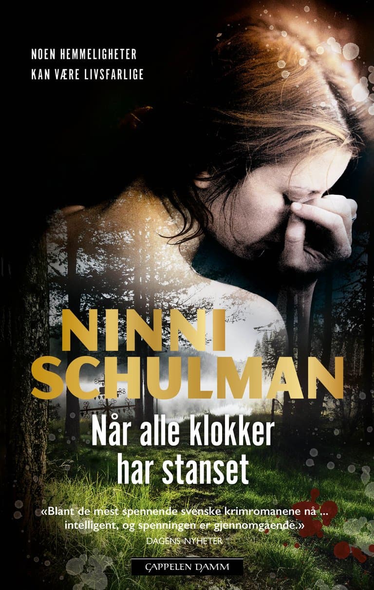 Omslag Når alle klokker har stanset av Ninni Schulman (Heftet)