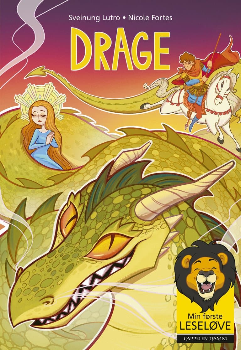 Omslag Min første leseløve - Drage av Sveinung Lutro (Ebok)