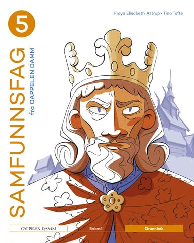 Omslag av "Samfunnsfag 5 fra Cappelen Damm Grunnbok"
