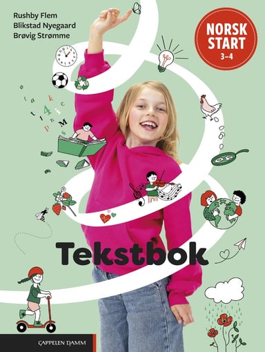 Omslag av "Norsk start 3–4 Tekstbok (LK20)"