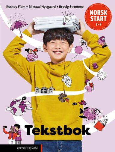 Omslag av "Norsk start 5–7 Tekstbok (LK20)"