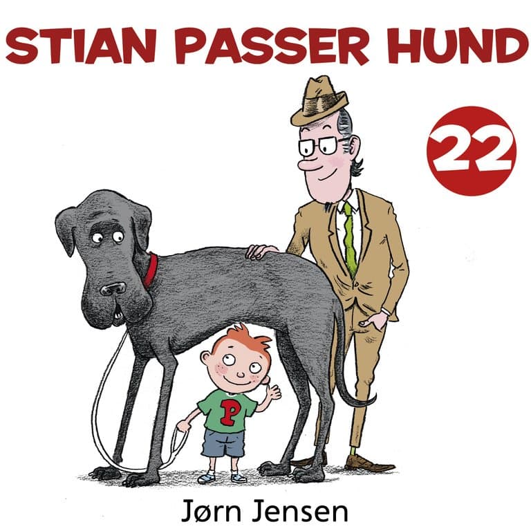 Omslag Stian passer hund av Jørn Jensen (Lydbok)