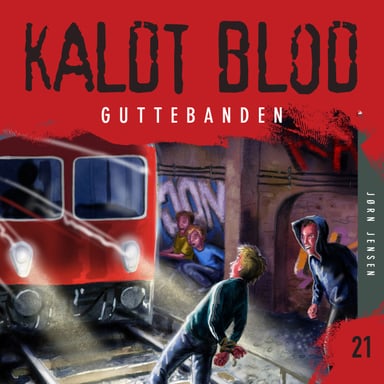 Omslag av "Kaldt blod 21 - Guttebanden"