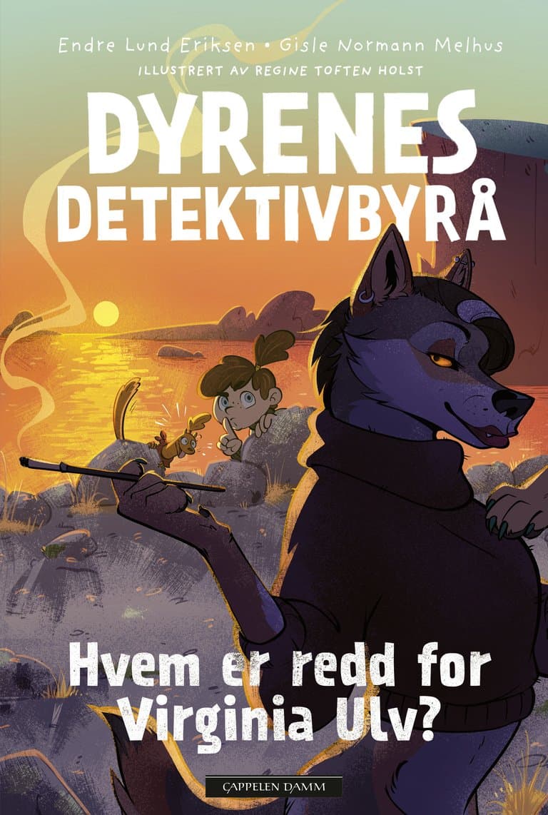 Omslag Dyrenes detektivbyrå: Hvem er redd for Virginia Ulv? av Endre Lund Eriksen og Gisle Normann Melhus (Ebok)