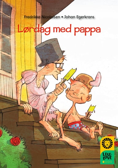 Omslag av "Leseløve nivå 1 - Lørdag med pappa"