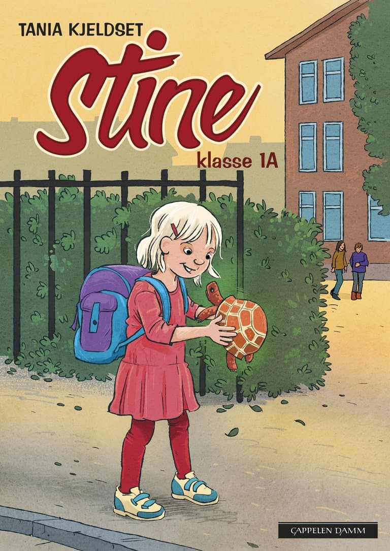 Omslag Stine klasse 1A av Tania Kjeldset (Innbundet)