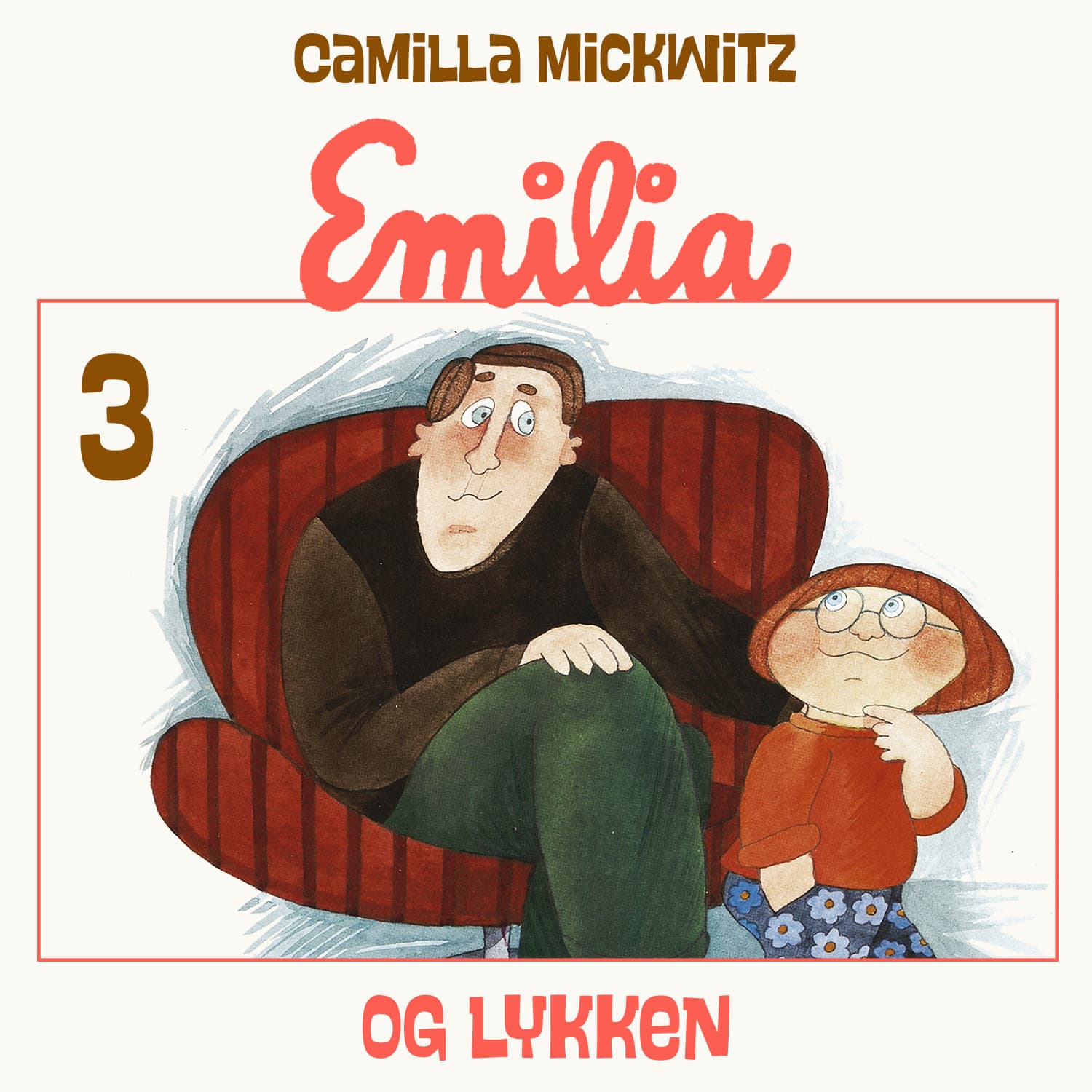 Omslag Emilia og lykken av Camilla Mickwitz (Lydbok)