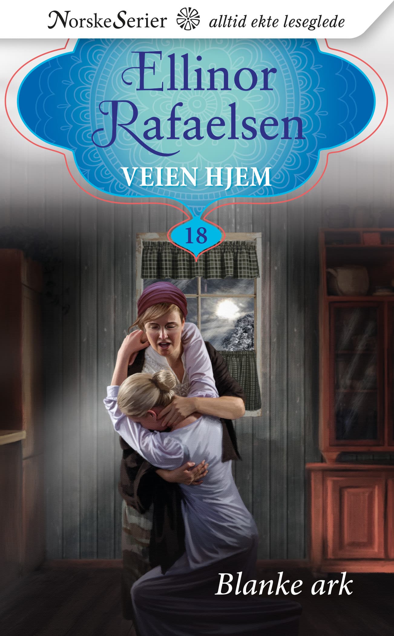 Omslag Blanke ark av Ellinor Rafaelsen (Heftet)