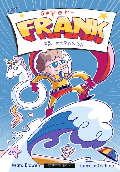 Omslag av "Super-Frank på stranda"