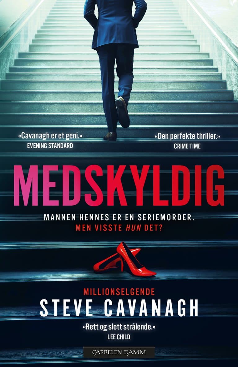 Omslag Medskyldig av Steve Cavanagh (Heftet)