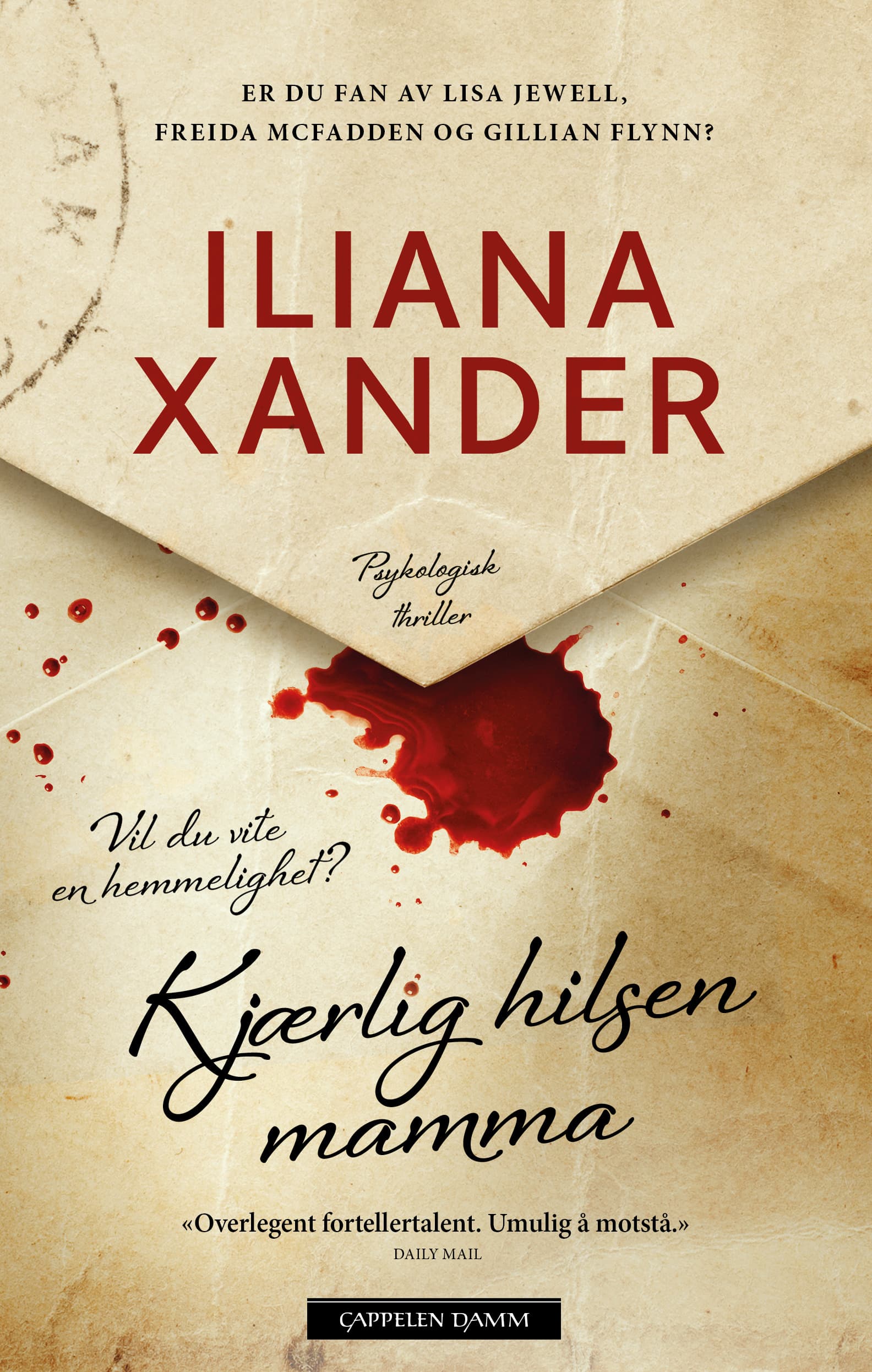 Omslag Kjærlig hilsen mamma av Iliana Xander (Innbundet)