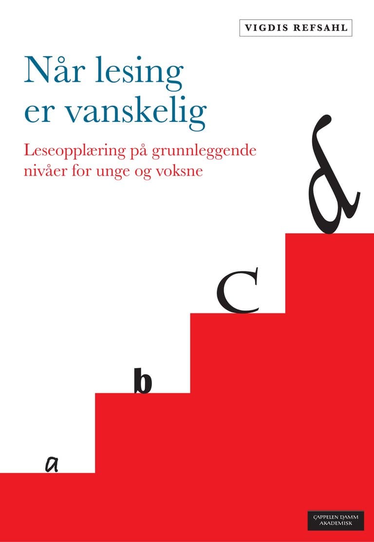 Omslag Når lesing er vanskelig av Vigdis Refsahl (Ebok)