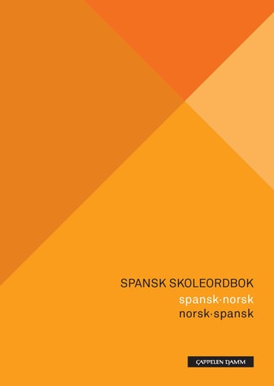 Omslag av "Spansk skoleordbok"