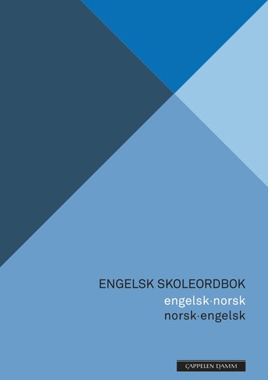 Omslag av "Engelsk skoleordbok"