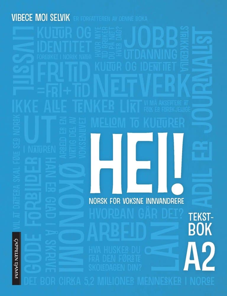 Omslag Hei! A2 Tekstbok av Vibece Moi Selvik (Heftet)