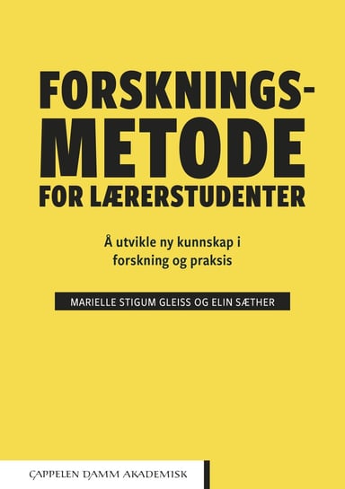 Omslag av "Forskningsmetode for lærerstudenter"