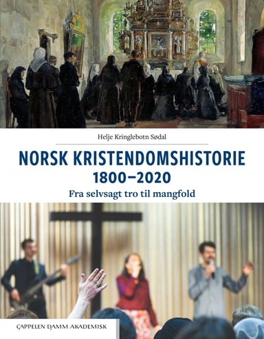 Omslag av "Norsk kristendomshistorie 1800-2020"