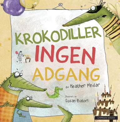 Omslag av "Krokodiller ingen adgang"