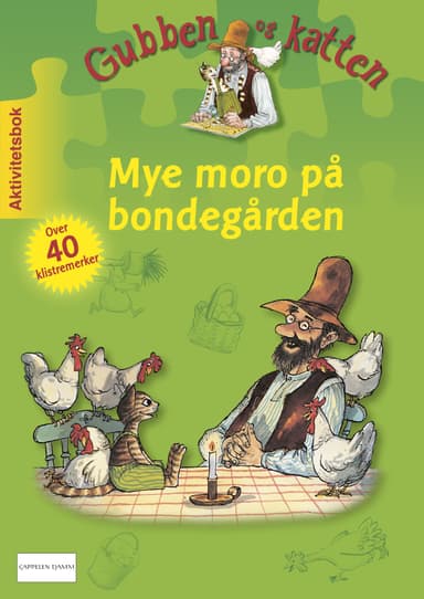 Gubben og katten. Mye moro på bondegården