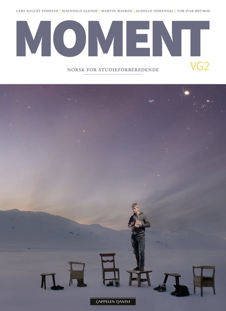 Omslag Moment VG2 av Fodstad, Norendal, Minken, Glende, Østmoe og Berge (Innbundet)