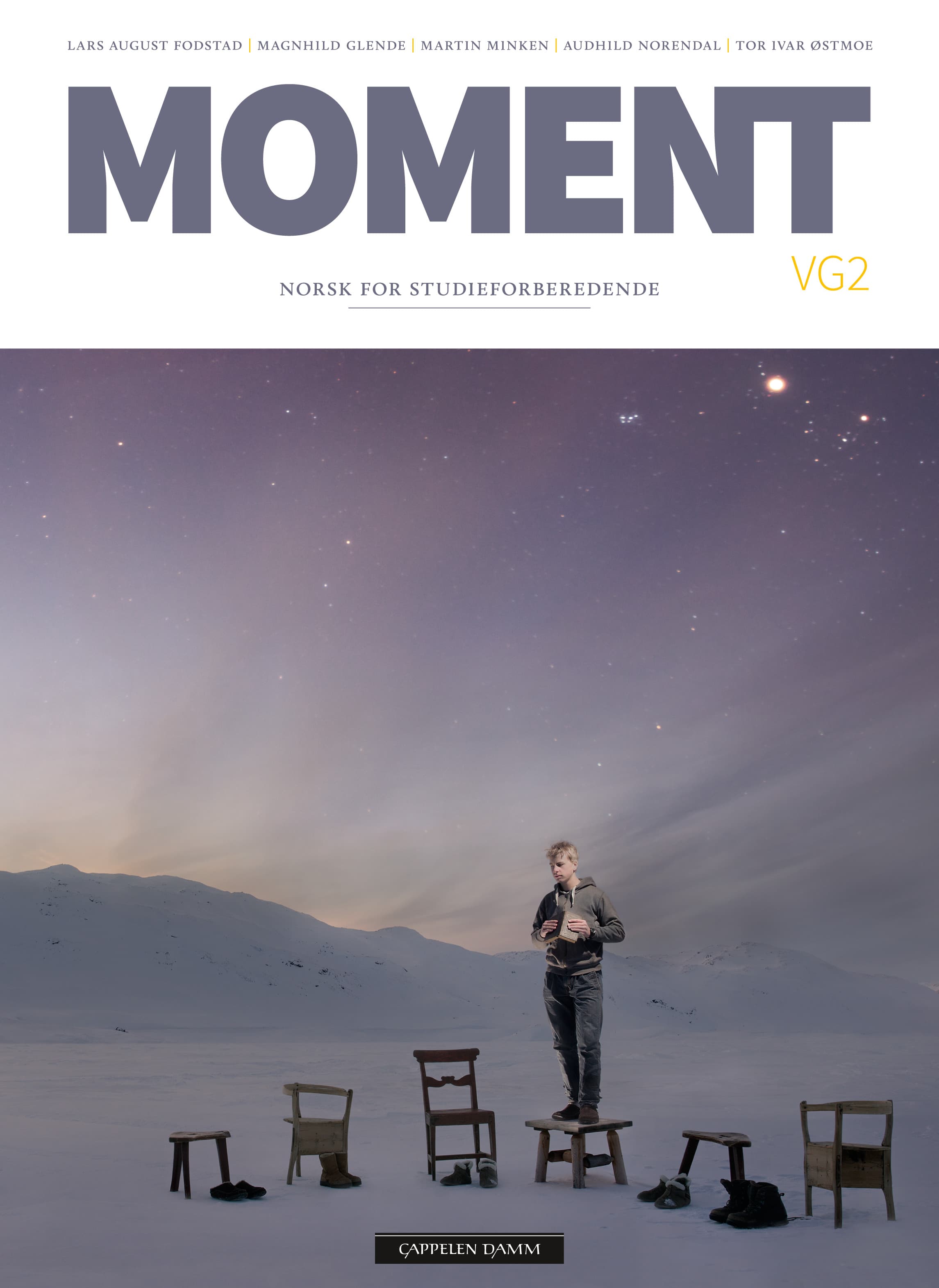 Omslag Moment VG2 av Fodstad, Norendal, Minken, Glende, Østmoe og Berge (Innbundet)