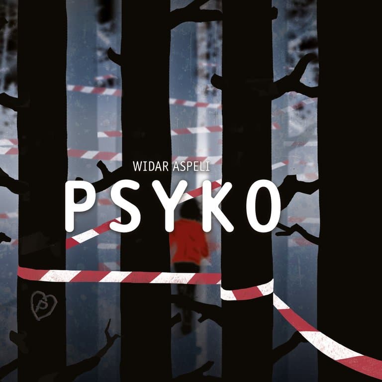 Omslag Psyko av Widar Aspeli (Lydbok)