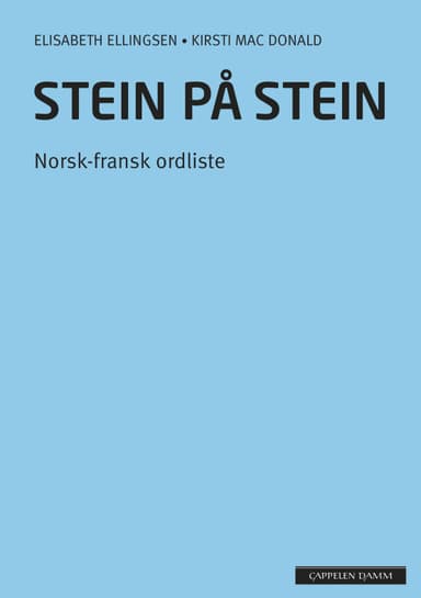 Stein på stein Norsk-fransk ordliste (2014)