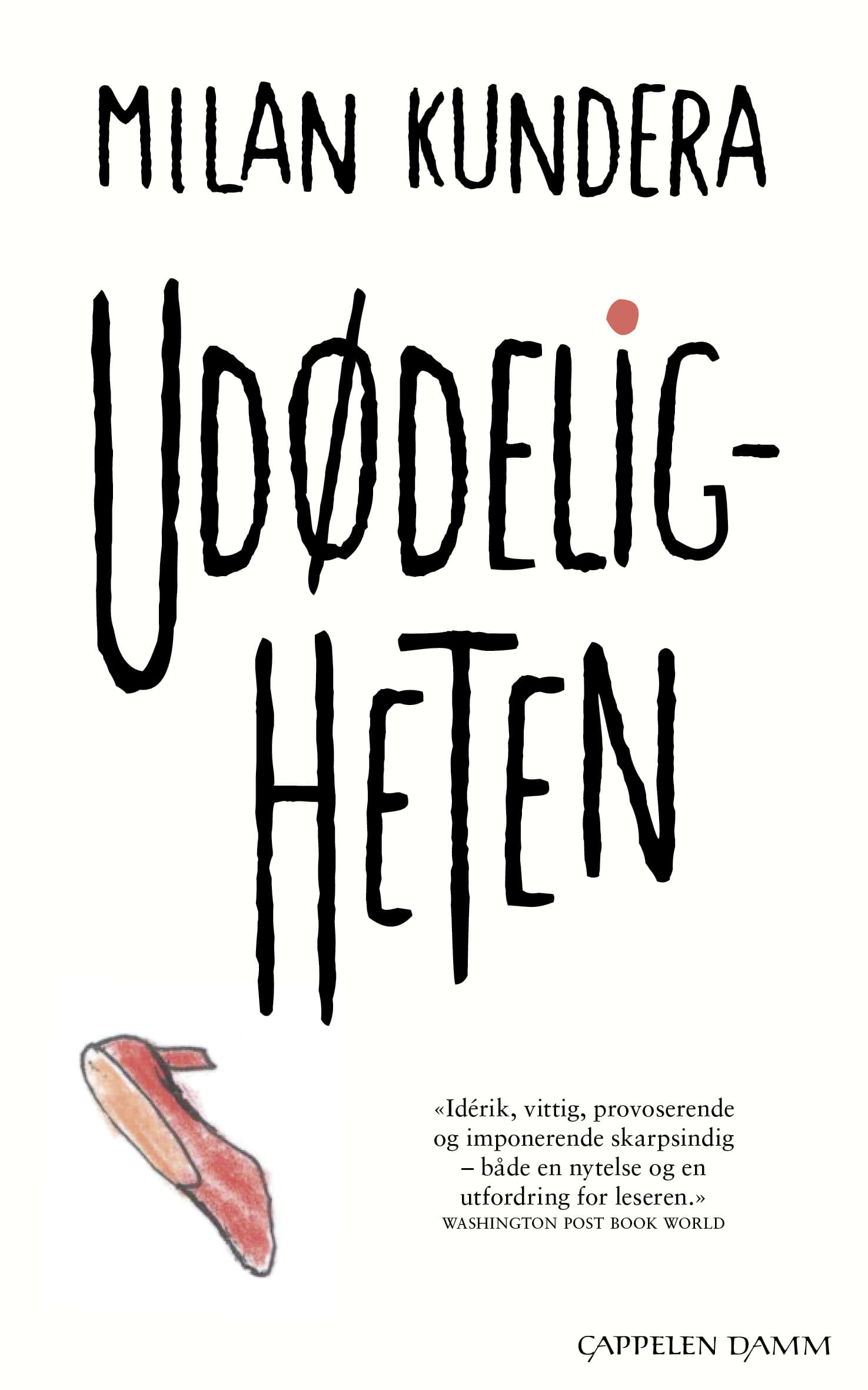 Omslag Udødeligheten av Milan Kundera (Heftet)
