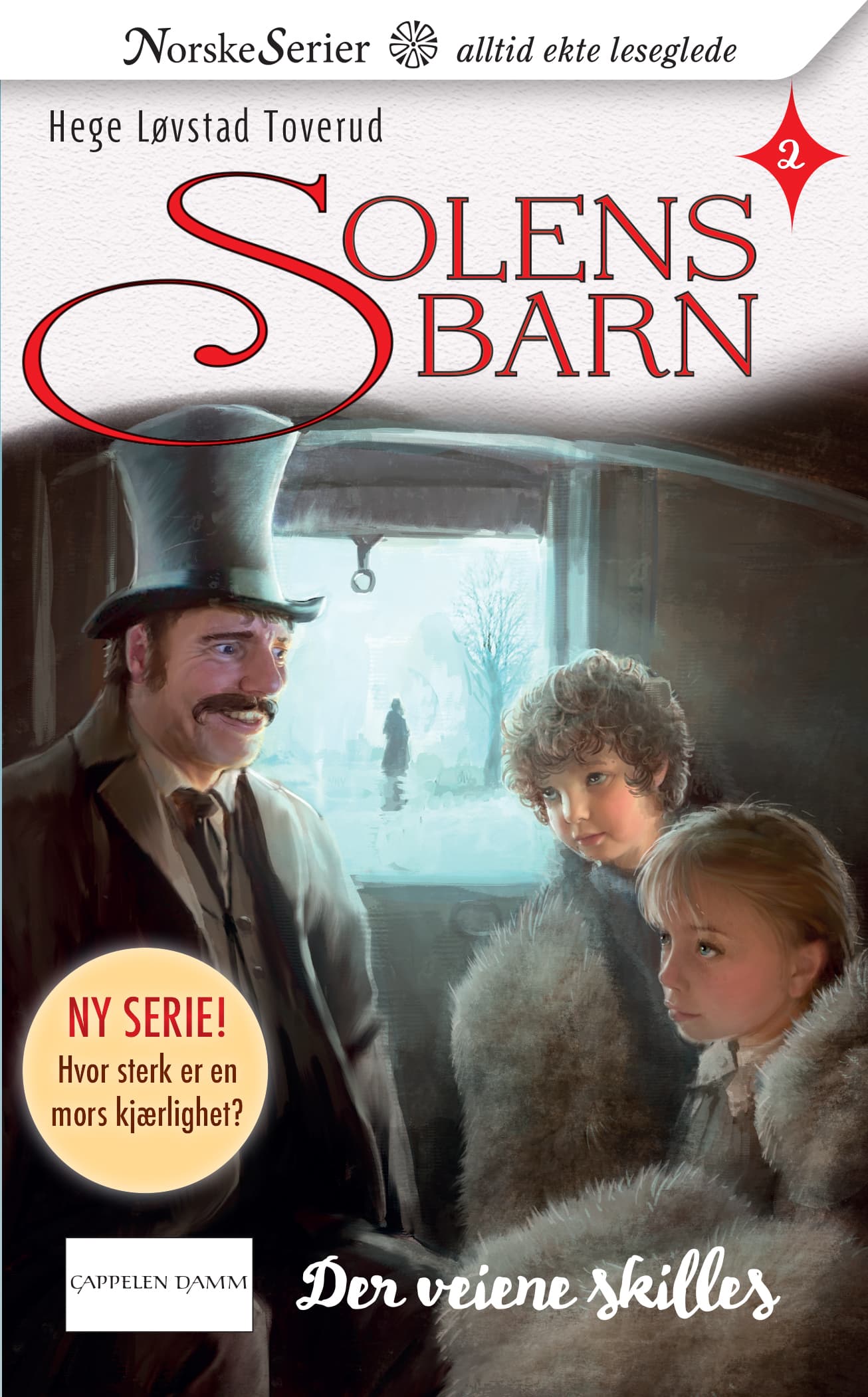 Omslag Der veiene skilles av Hege Løvstad Toverud (Ebok)