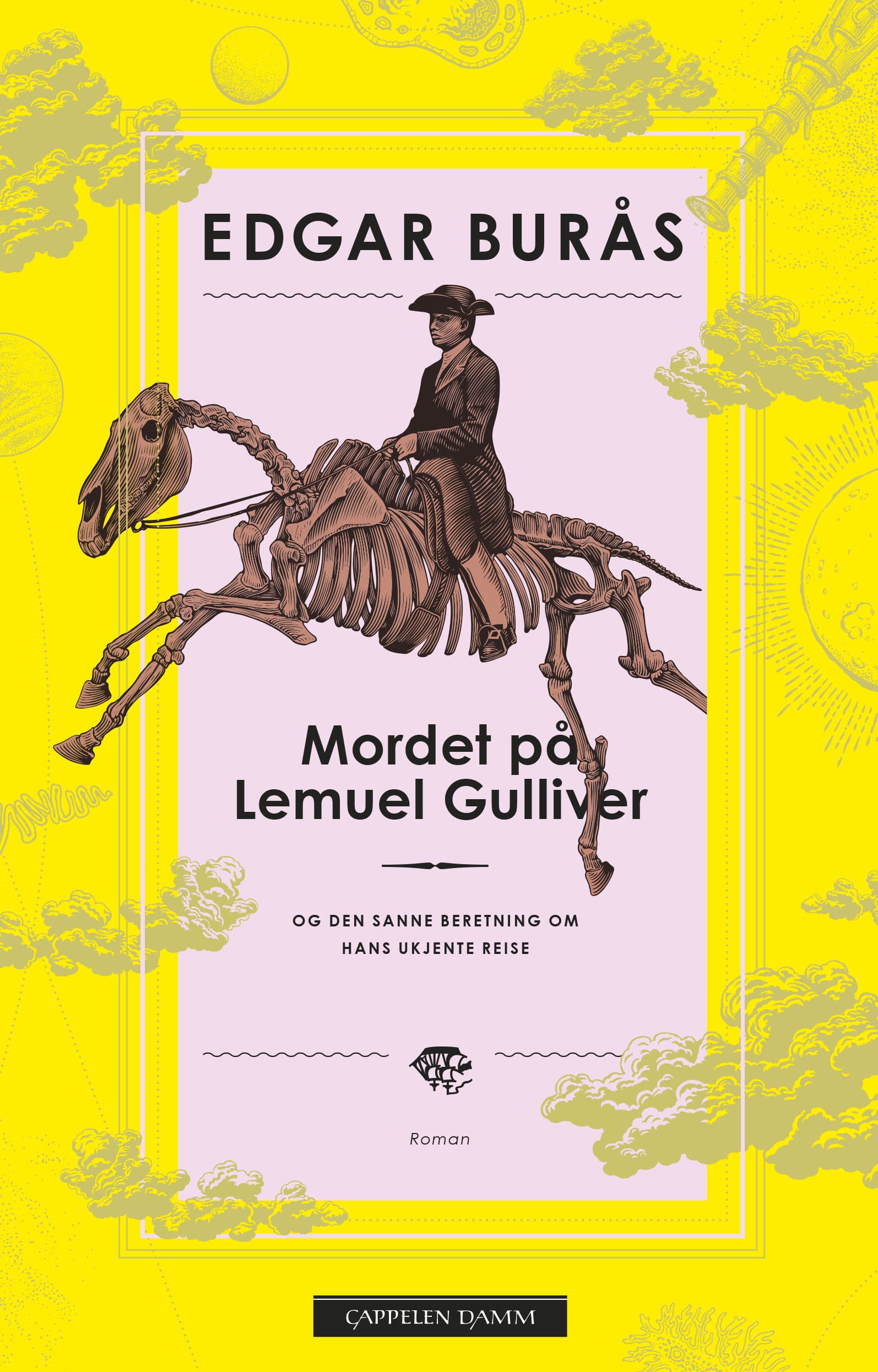 Omslag Mordet på Lemuel Gulliver av Edgar Burås (Innbundet)