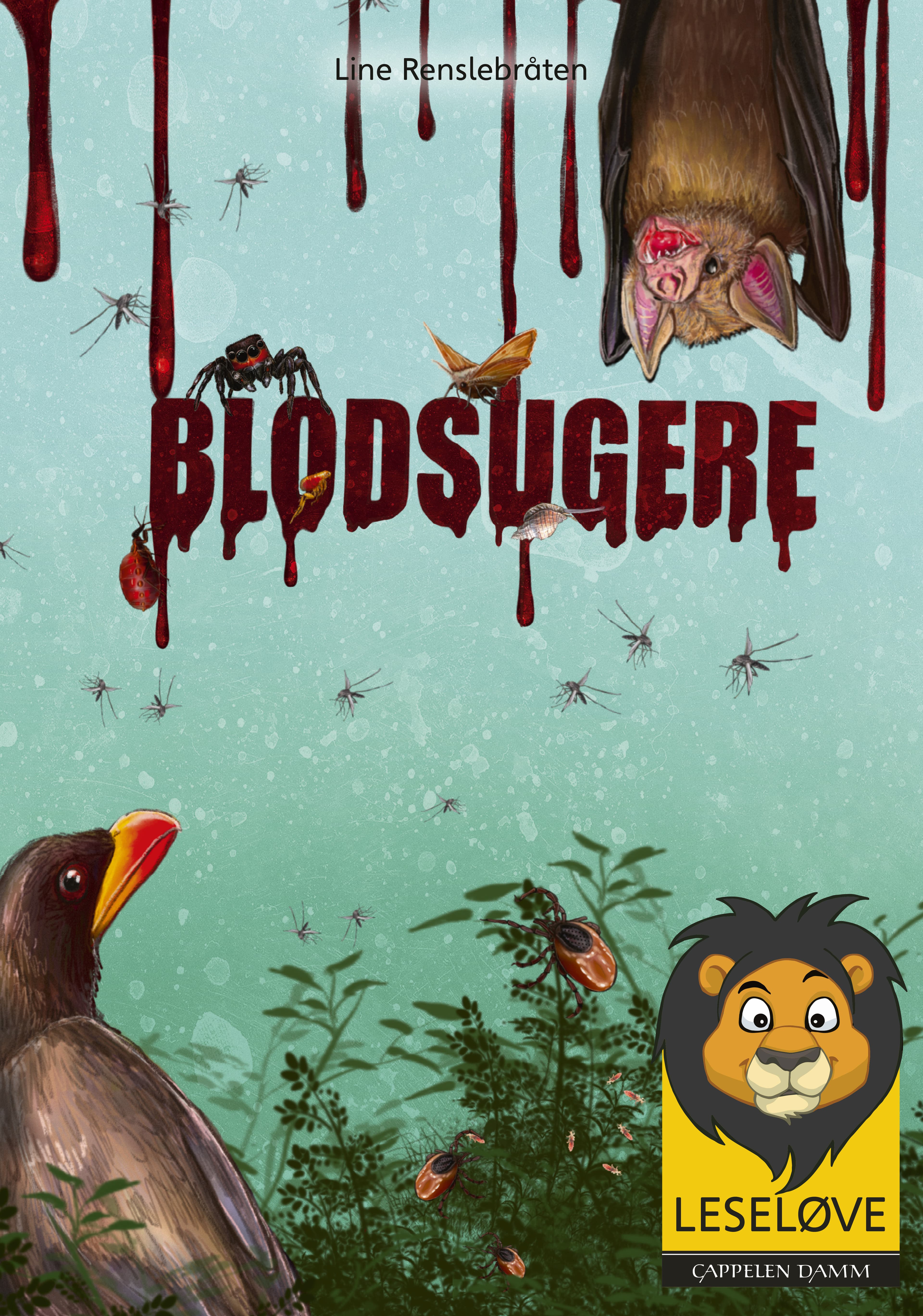 Omslag Leseløve - Blodsugere av Line Renslebråten (Ebok)