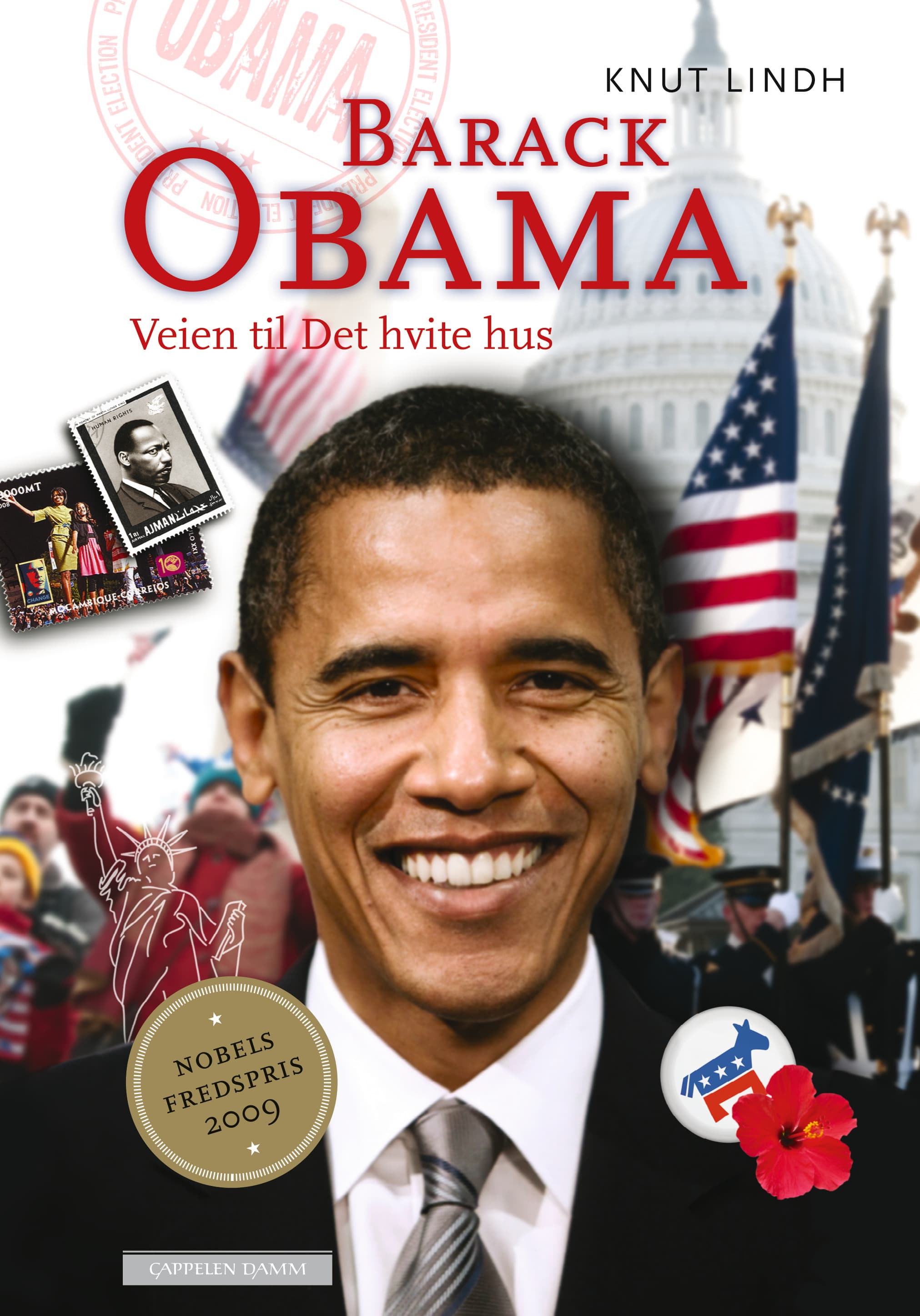 Omslag Barack Obama av Knut Lindh (Innbundet)