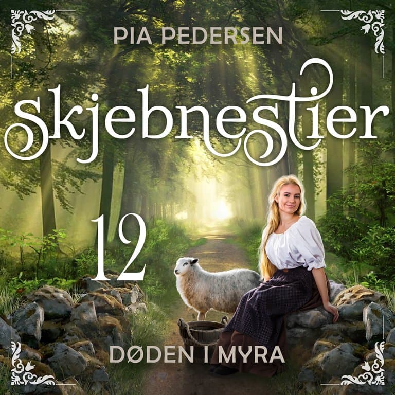 Omslag Døden i myra av Pia Pedersen (Lydbok)