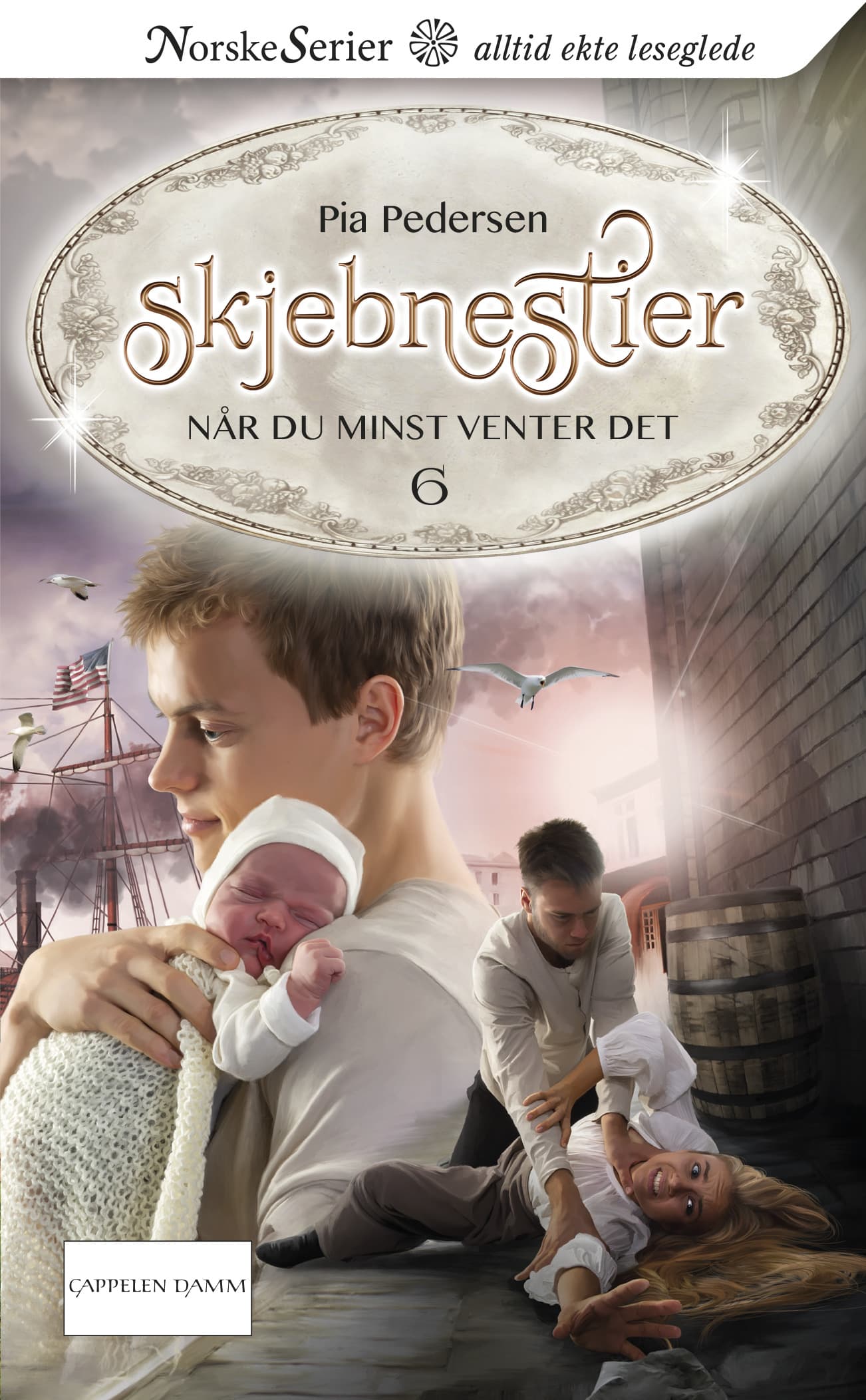 Omslag Når du minst venter det av Pia Pedersen (Ebok)
