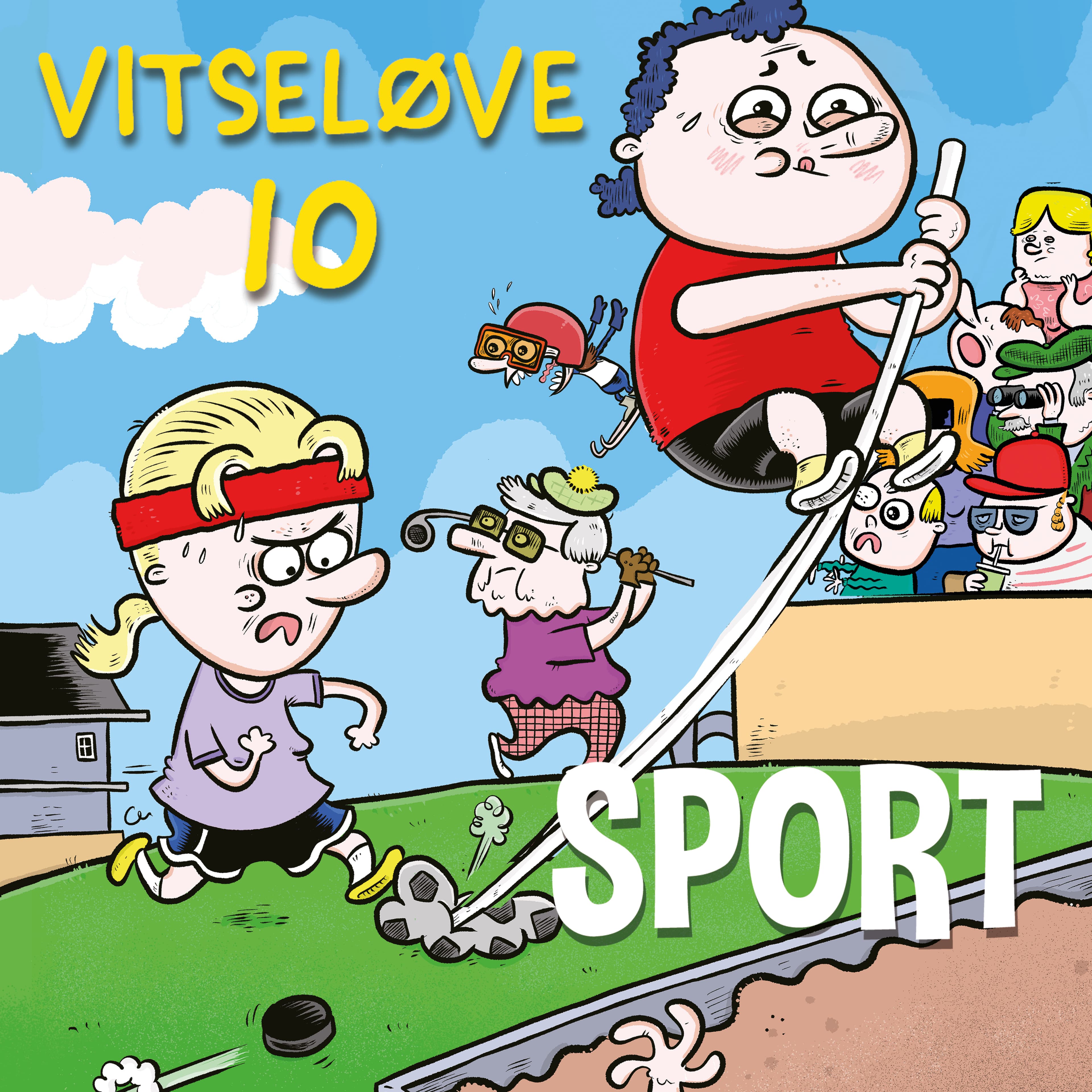 Omslag Vitseløve 10 - Sport av Flere (Lydbok)