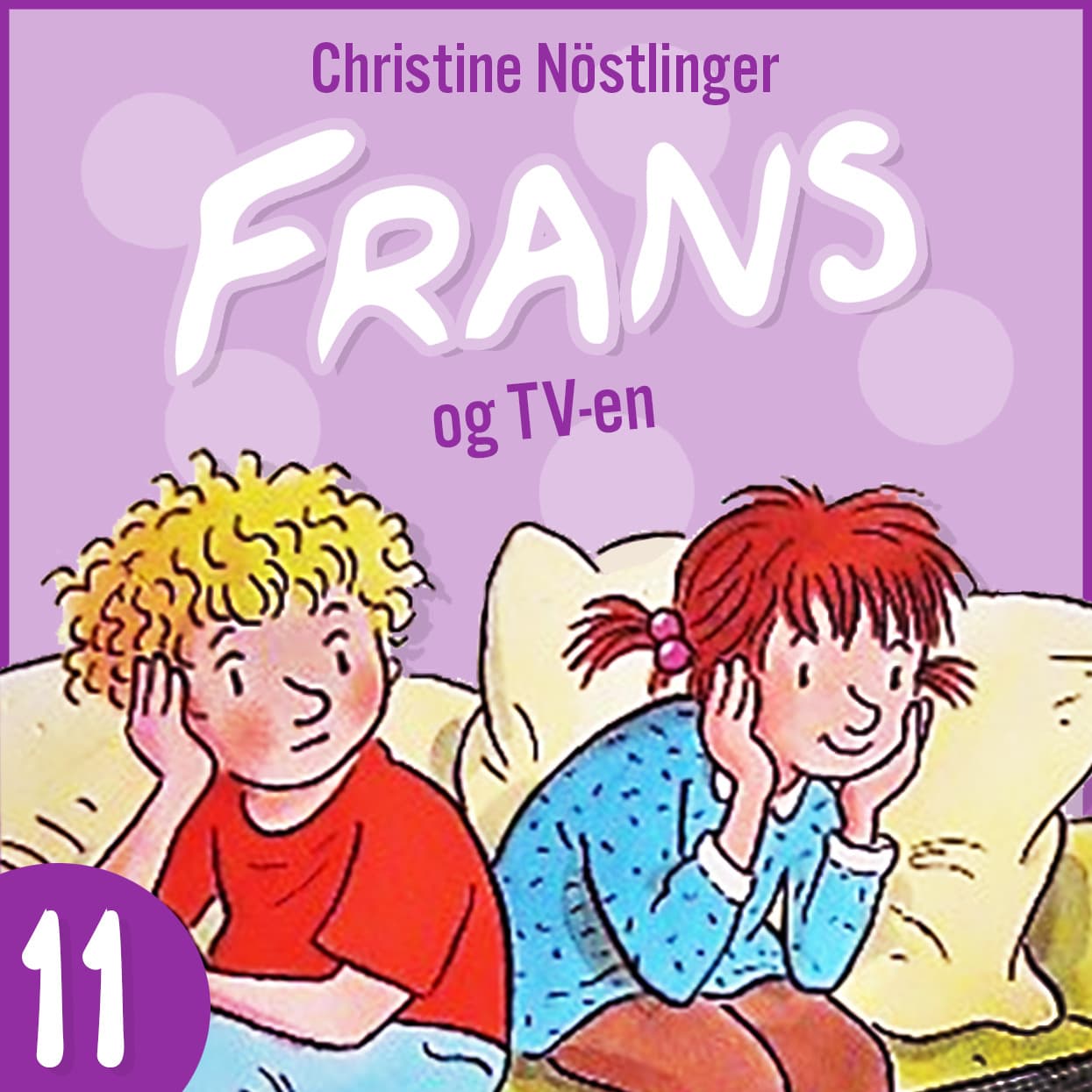 Omslag Frans og TV-en av Christine Nöstlinger (Lydbok)