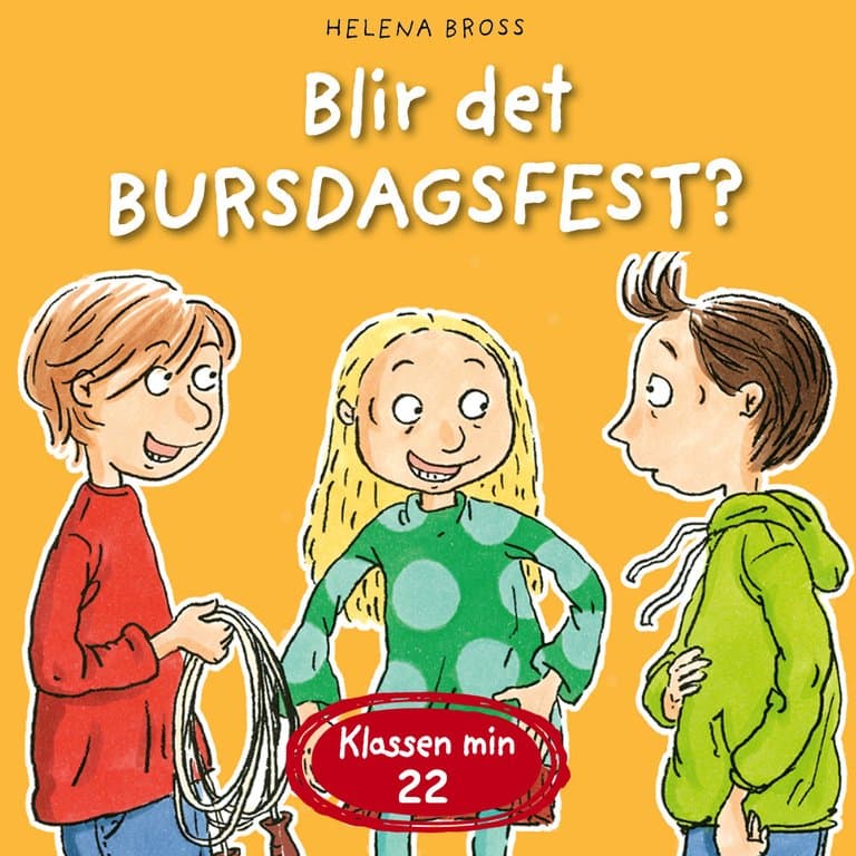 Omslag Blir det bursdagsfest? av Helena Bross (Lydbok)