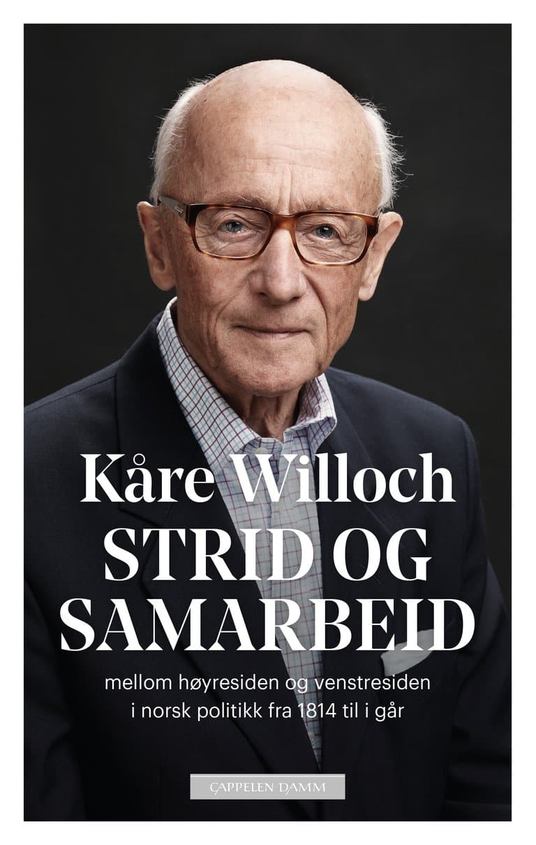 Omslag Strid og samarbeid av Kåre Willoch (Innbundet)