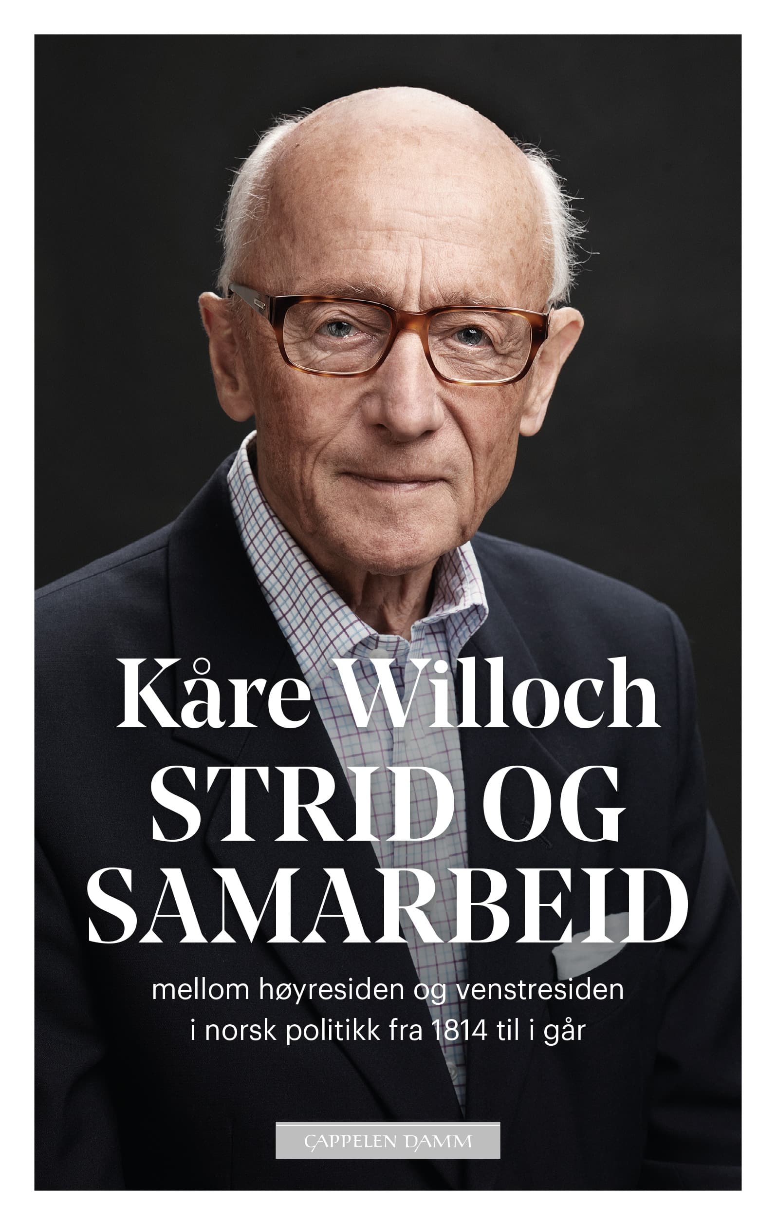 Omslag Strid og samarbeid av Kåre Willoch (Innbundet)