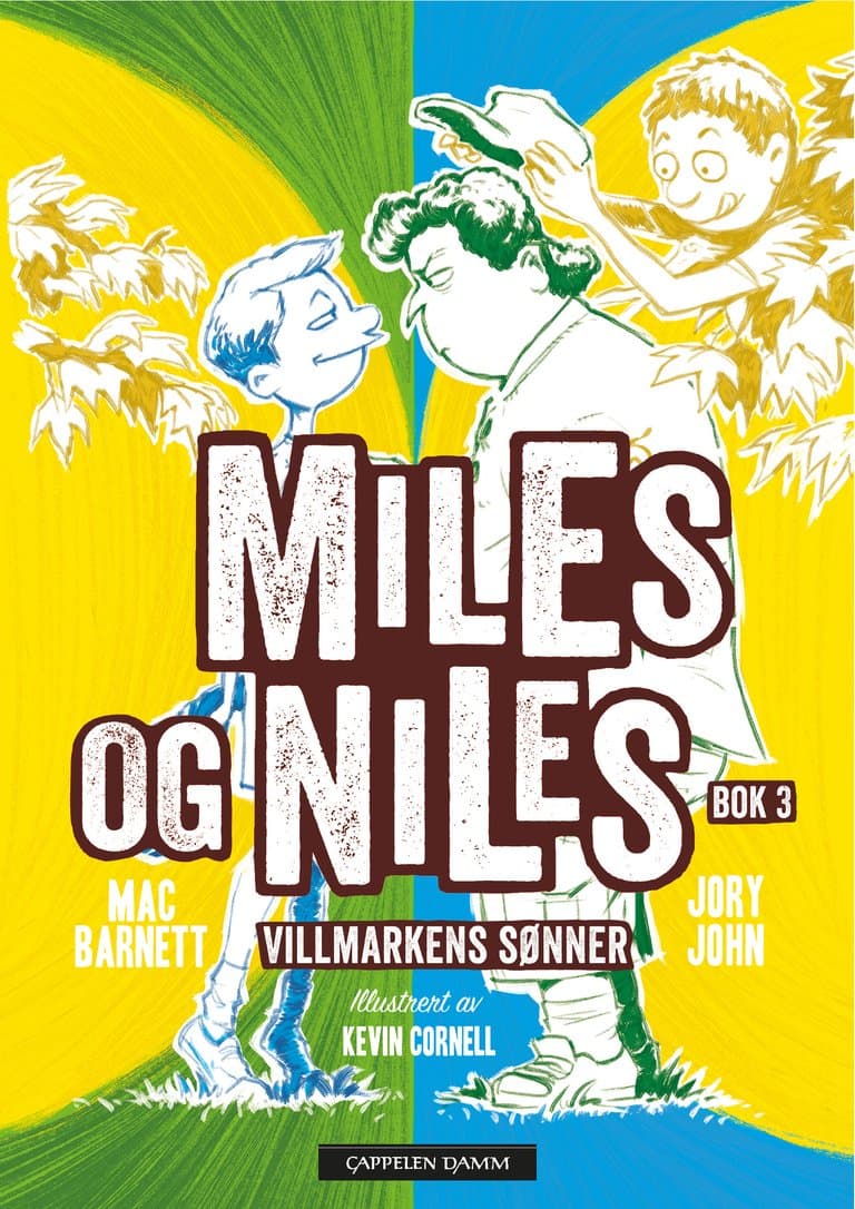Omslag Miles og Niles. Bok 3. Villmarkens sønner av Mac Barnett og Jory John (Ebok)